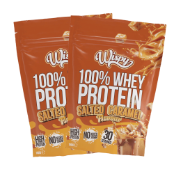 Wispy Whey 100 Protein Pulver - 2 x 1000 g + gratis Shaker