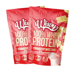 Wispy Whey 100 Protein Pulver - 2 x 1000 g + gratis Shaker
