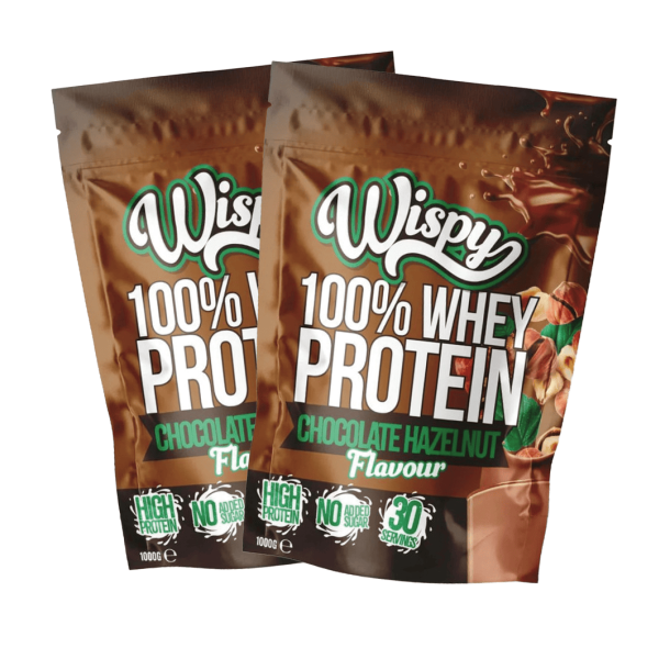 Wispy Whey 100 Protein Pulver - 2 x 1000 g + gratis Shaker