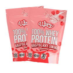Wispy Whey 100 Protein Pulver - 2 x 1000 g + gratis Shaker