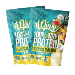 Wispy Whey 100 Protein Pulver - 2 x 1000 g + gratis Shaker