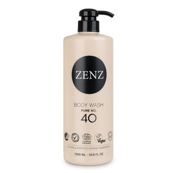 Allergivenlig Body Wash - ZENZ pure no. 40 - 250 / 1000 ml.