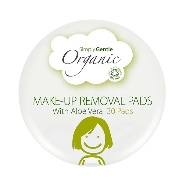 Simply Gentle Make-up removal Pads - 30 stk