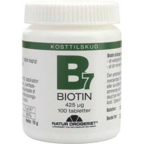 B7 vitamin - Biotin - 100 stk