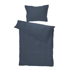 Allergivenligt Bors Cotton BETTY Sengetj TC-400 - Navy - Flere strrelser