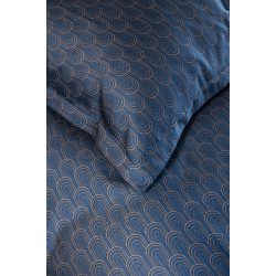 Allergivenligt Bors Cotton BETTY Sengetj TC-400 - Navy - Flere strrelser