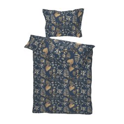 Allergivenlig Bors Cotton MARILYN Sengetj TC-400 - Navy - 140 x 200 cm