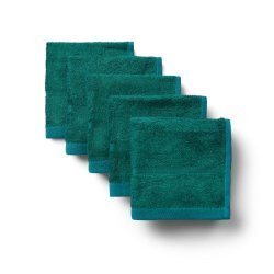 Allergivenlige Vaskeklude i Bambus - Pakke med 5 - 25 x 25  cm