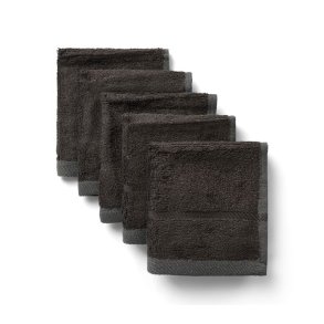 Allergivenlige Vaskeklude i Bambus - Pakke med 5 - 25 x 25  cm