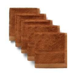 Allergivenlig bambus hndkldepakke - Caramel Caf