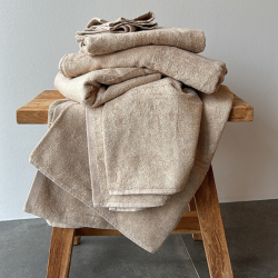 Bambus h�ndkl�depakke - Bleached Sand