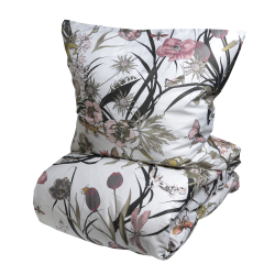 Allergivenligt Living Garden sengetj - Blomstret/Grn - Flere strrelser