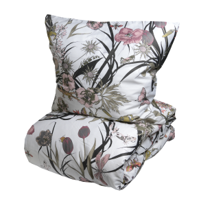 Allergivenligt Living Garden sengetj - Blomstret/Grn - Flere strrelser