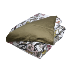 Allergivenligt Living Garden sengetj - Blomstret/Grn - Flere strrelser