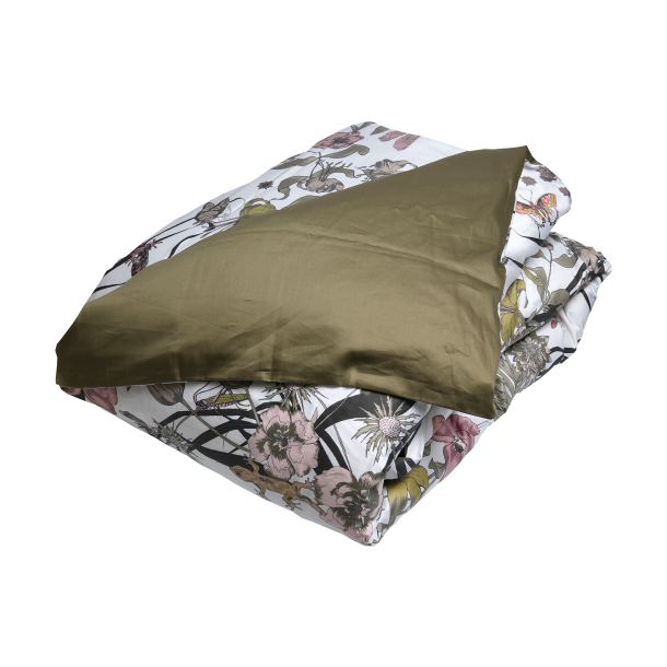 Allergivenligt Living Garden sengetj - Blomstret/Grn - Flere strrelser