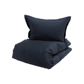 Allergivenligt Bors Cotton BETTY Sengetj TC-400 - Navy - Flere strrelser