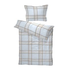 Allergivenligt Bors Cotton DIEGO Sengetj TC-400 - Bl - 140 x 200 cm