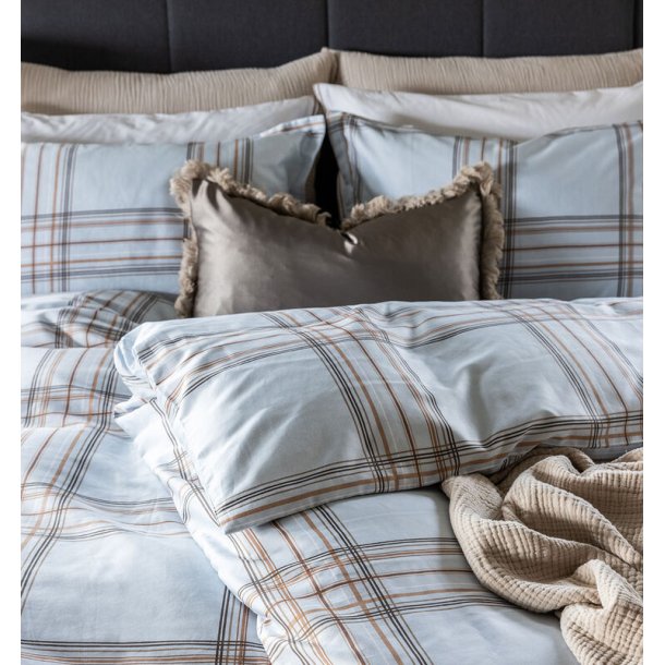 Allergivenligt Bors Cotton DIEGO Sengetj TC-400 - Bl - 140 x 200 cm