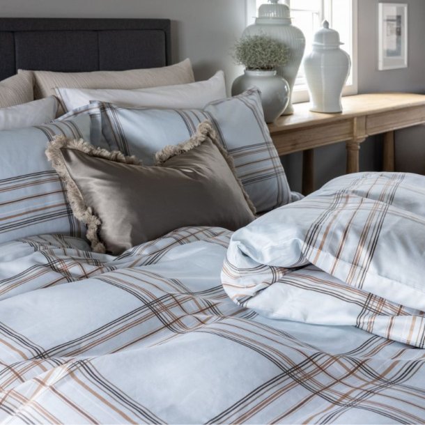 Allergivenligt Bors Cotton DIEGO Sengetj TC-400 - Bl - 140 x 200 cm