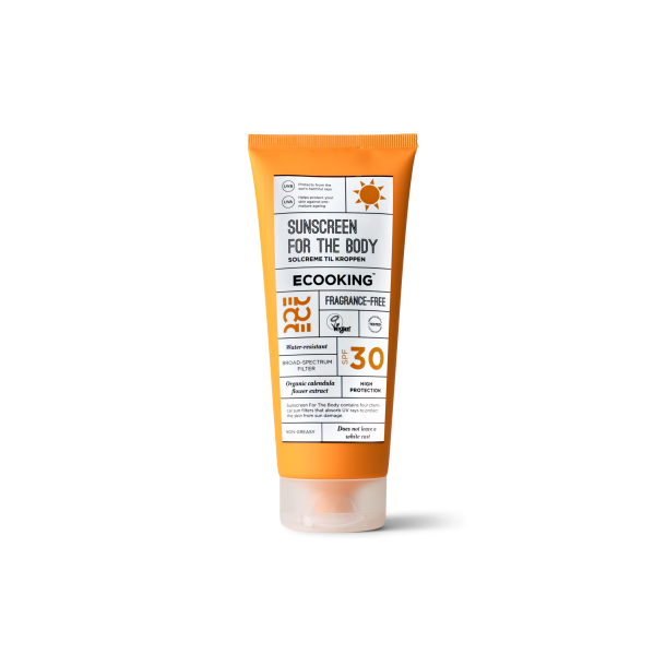 Ecooking Solcreme Krop SPF 30 Parfumefri - 250 ml