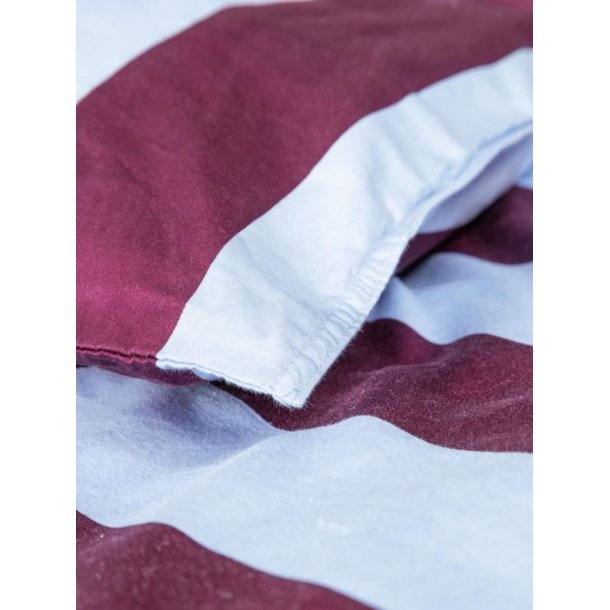 Essenza Minte Stripe Mauve wine - Ice blue - 140 x 200