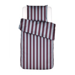 Essenza Minte Stripe Mauve wine - Ice blue - 140 x 200