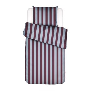 Essenza Minte Stripe Mauve wine - Ice blue - 140 x 200