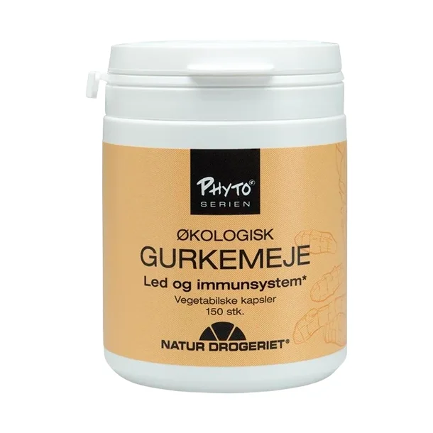 Gurkemeje Kapsler - �kologiske - 150 stk