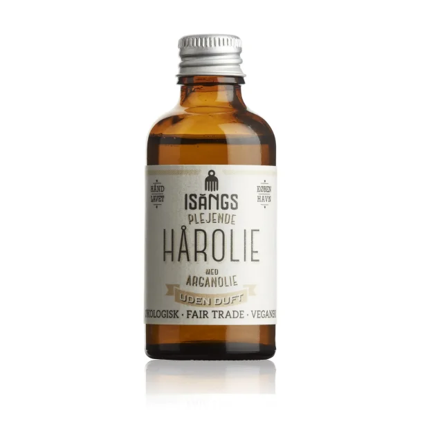 Isangs Plejende h�rolie - Uden duft - 50 ml.