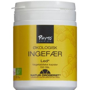 Ingef�r Kapsler - �kologiske - 150 stk.