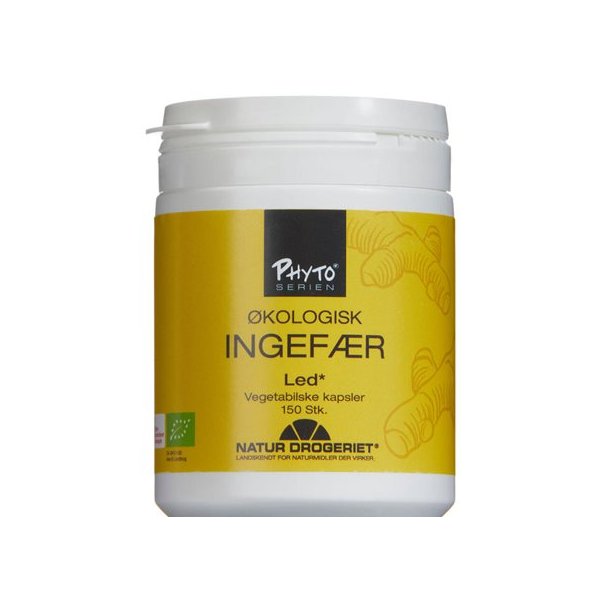 Ingef�r Kapsler - �kologiske - 150 stk.