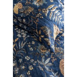 Allergivenlig Bors Cotton MARILYN Sengetj TC-400 - Navy - 140 x 200 cm