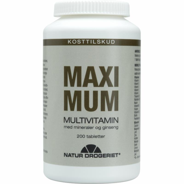 Maximum Multivitamin - 200 stk.