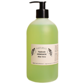 Naturlig flydende h�nds�be Aloe Vera - 500 ml.