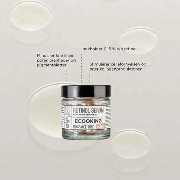 Ecooking Retinol Serum 0,15% 60 stk.
