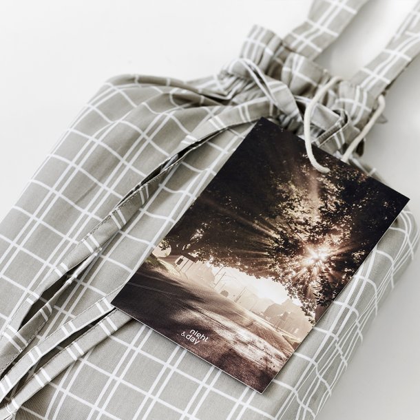 Night &amp; Day - Snooze Check - Beige - 140 x 200