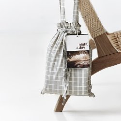 Night & Day - Snooze Check - Beige - 140 x 200