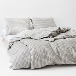 Night & Day - Snooze Check - Beige - 140 x 200