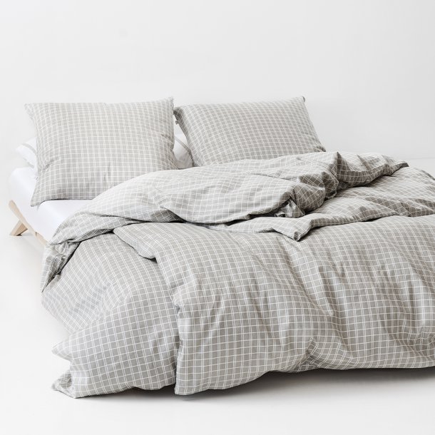 Night &amp; Day - Snooze Check - Beige - 140 x 200