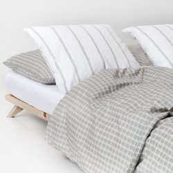 Night & Day - Snooze Check - Beige - 140 x 200