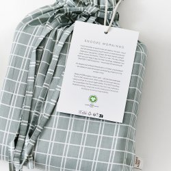 Night & Day - Snooze Check - Gr�n - 140 x 200