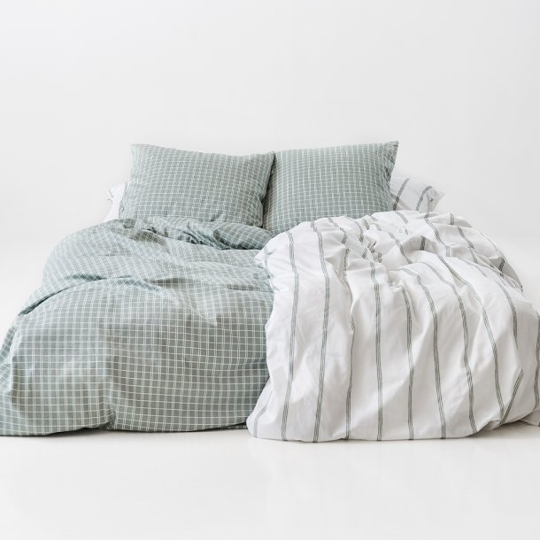 Night &amp; Day - Snooze Check - Gr�n - 140 x 200