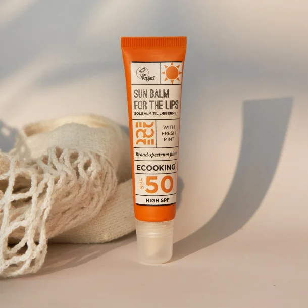 Sol Lbebalm SPF 50 fra Ecooking - Parfumefri - 15 ml.