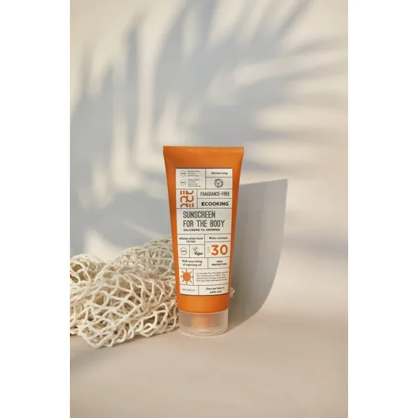 Solcreme Ansigt SPF 30 Ecooking Parfumefri - 50 ml.