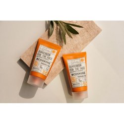 Solcreme Ansigt SPF 30 Ecooking Parfumefri - 50 ml.