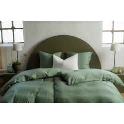 Allergivenligt Turiform ENJOY bambus sengetj - Stvet grn - Flere strrelser