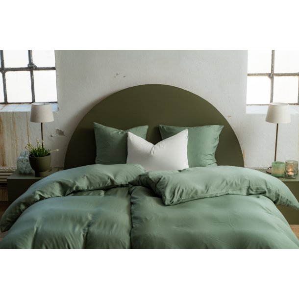 Allergivenligt Turiform ENJOY bambus sengetj - Stvet grn - Flere strrelser