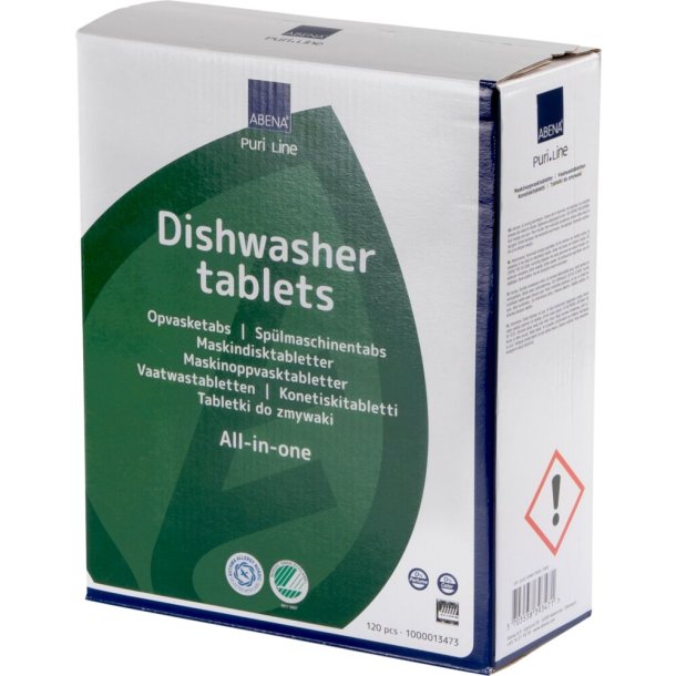 Allergivenlige Opvasketabs Parfumefri - Abena - 120 stk.