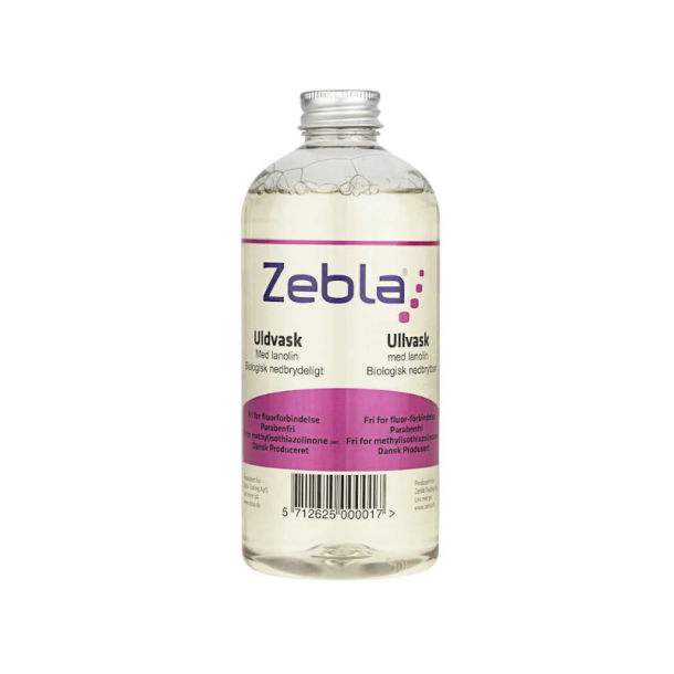 Allergivenlig Uldvask - Zebla Uldvask - 500 ml.
