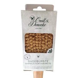Bambus Badebrste i naturligt bambus og kokos - 36 cm.